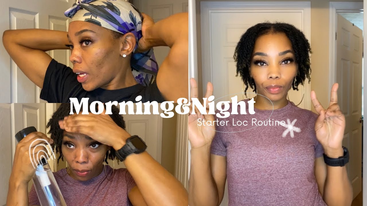 Увлажняющий ритуал Starter Loc! Как я освежаю свои локоны утром и вечером || Starter Locs