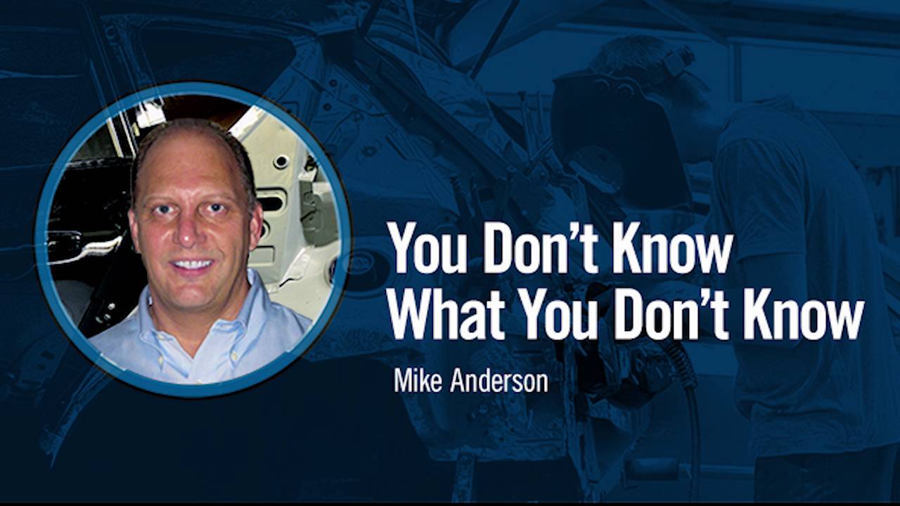 ALLDATA Collision Webinar - Mike Anderson - You Don't Know What You Don't Know