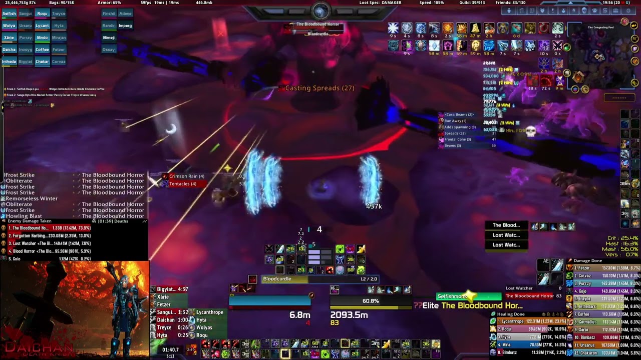 Divinum vs. Bloodbound Horror Mythic - Frost DK PoV