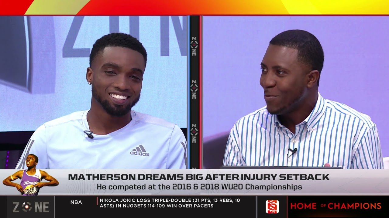 Джевон Матерсон мечтает о большем после травмы. Он участвовал в чемпионатах мира среди спортсменов до 20 лет в 2016 и 2018 годах.