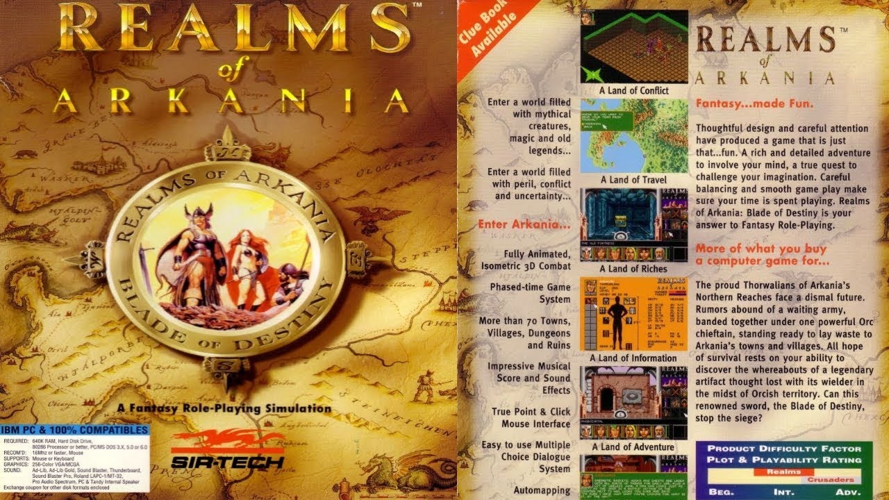 Рецензия на игру Realms of Arkania: Blade of Destiny (1992)