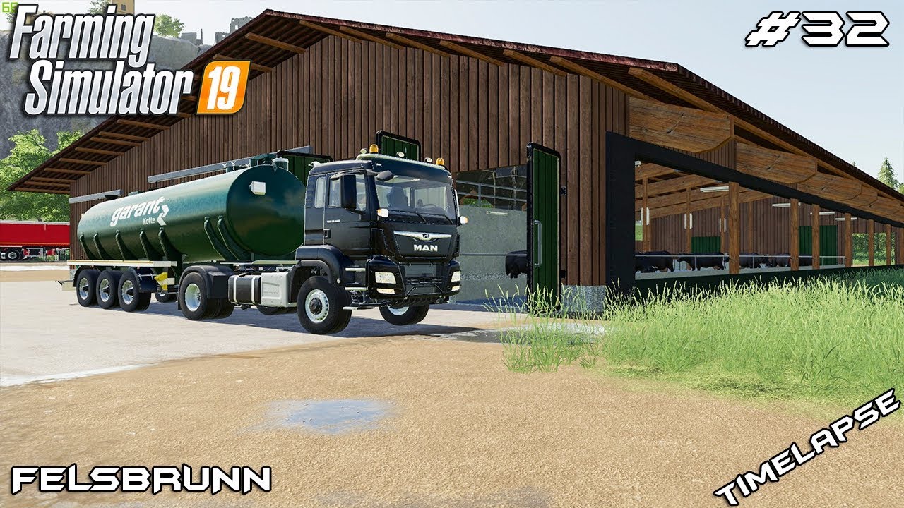 Upgrading the cow barn | Animals on Felsbrunn | Farming Simulator 19 | Episode 32