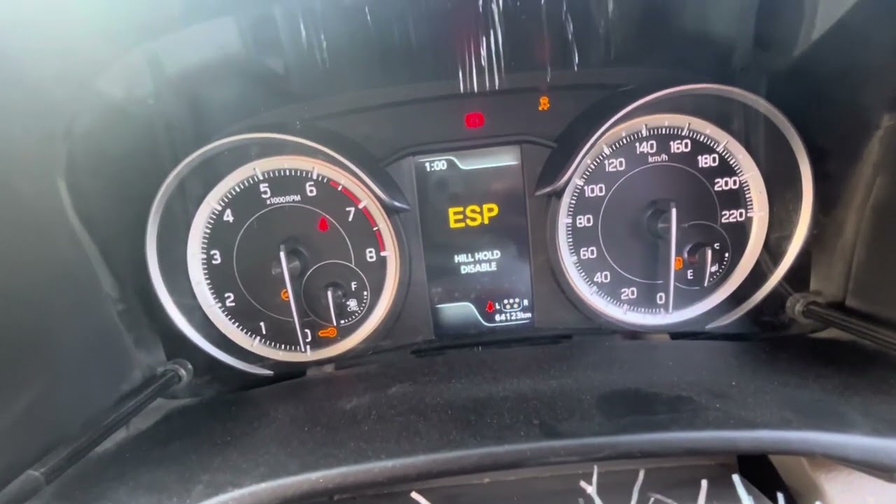 ESP Hill hold disable system problem in Ertiga car 