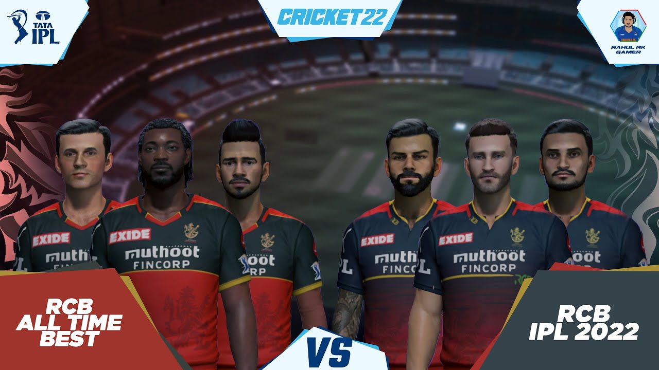 RCB All Time Best vs RCB IPL 2022 - Cricket 22 - RahulRKGamer