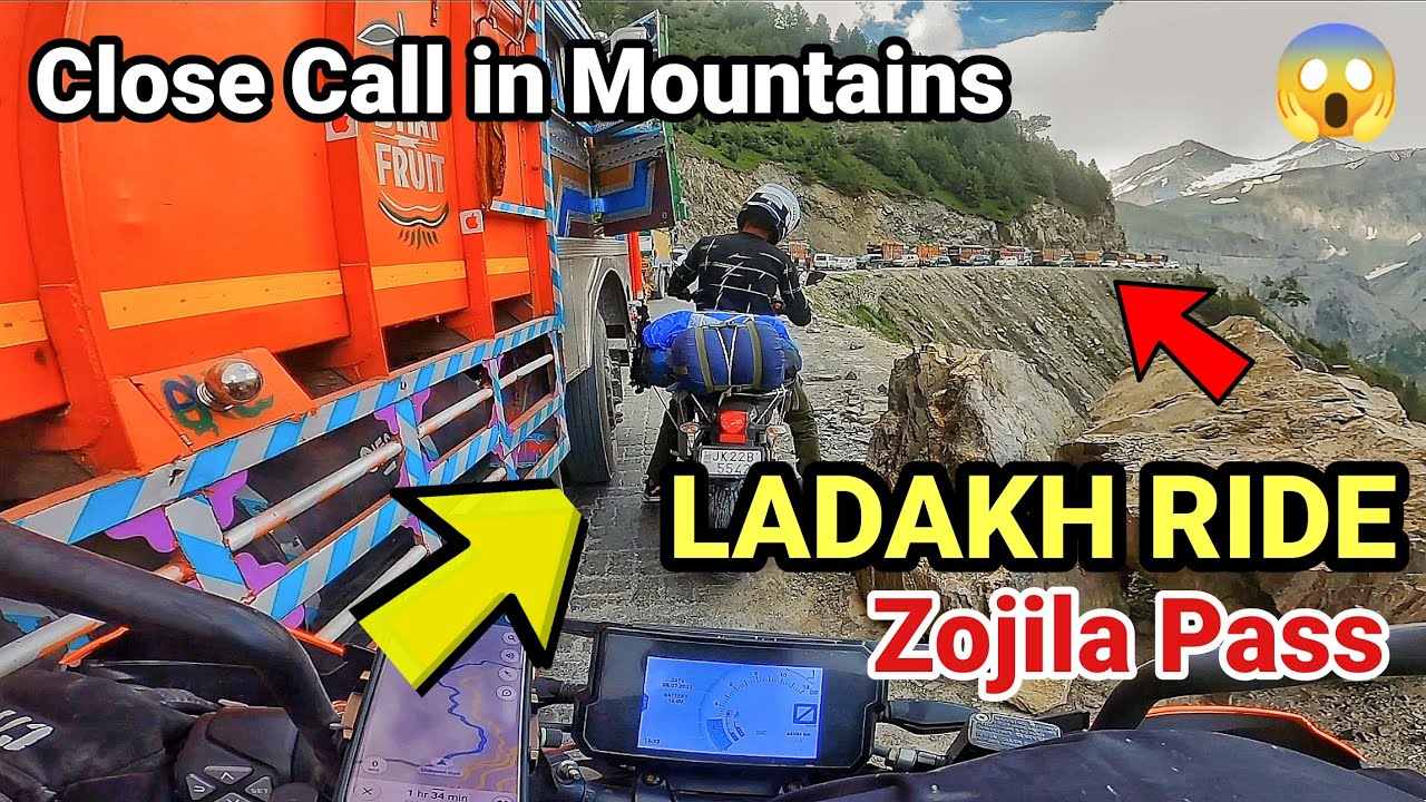 LADAKH Entry se Pehle mila TRAFFIC JAM | DRONE CRASHED 😱 Zojila Pass 🔥 [ep 04]