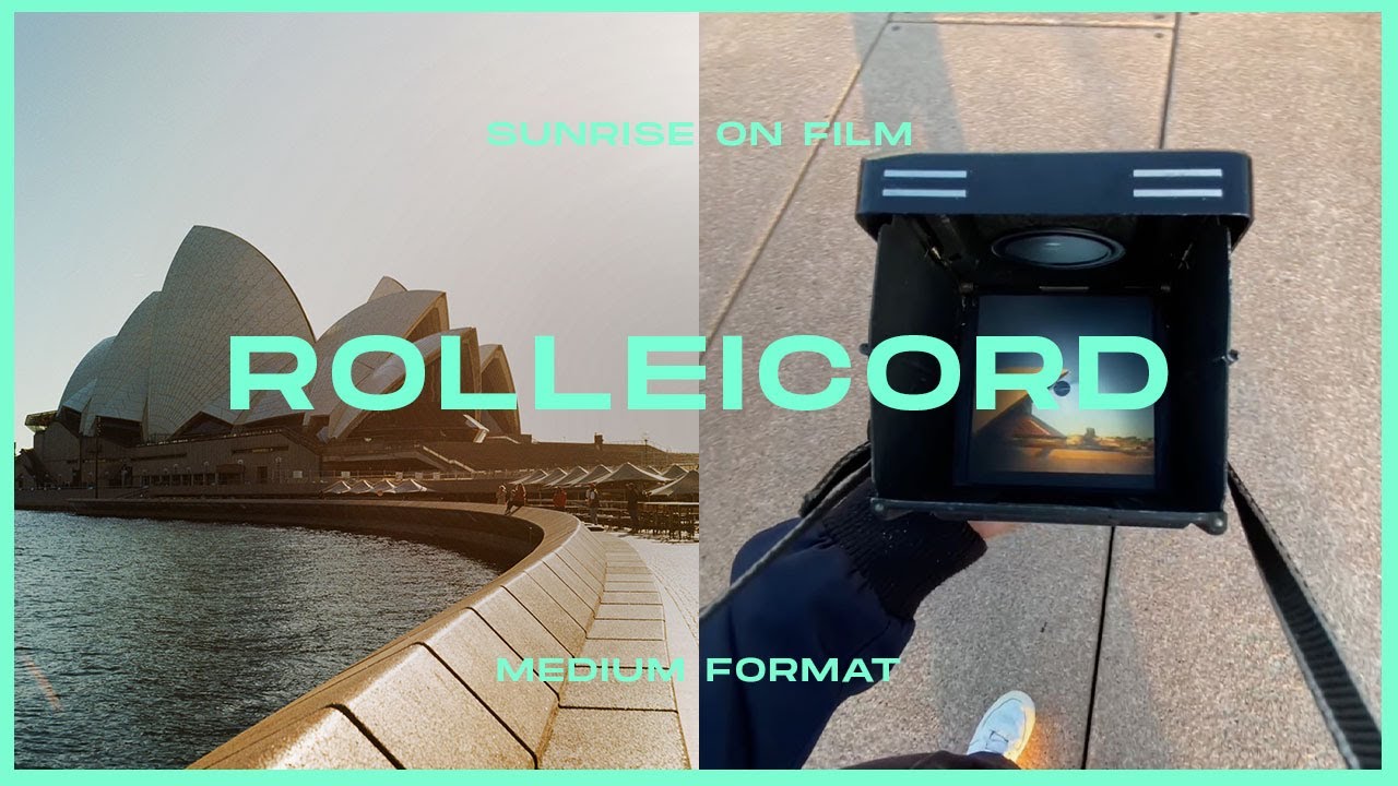 Woke up at sunrise to take photos on my vintage film camera | Rolleicord | Silent Vlog