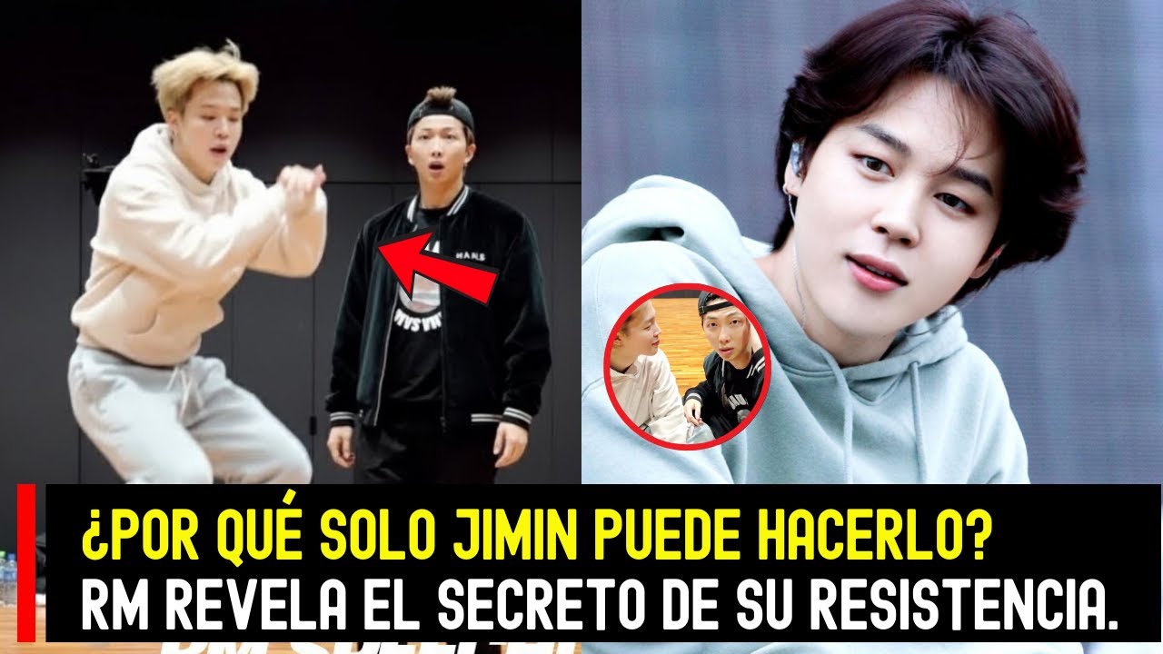 ¿Por qué solo Jimin puede hacerlo? RM revela el secreto de su resistencia. #BTS #Jimin #RM