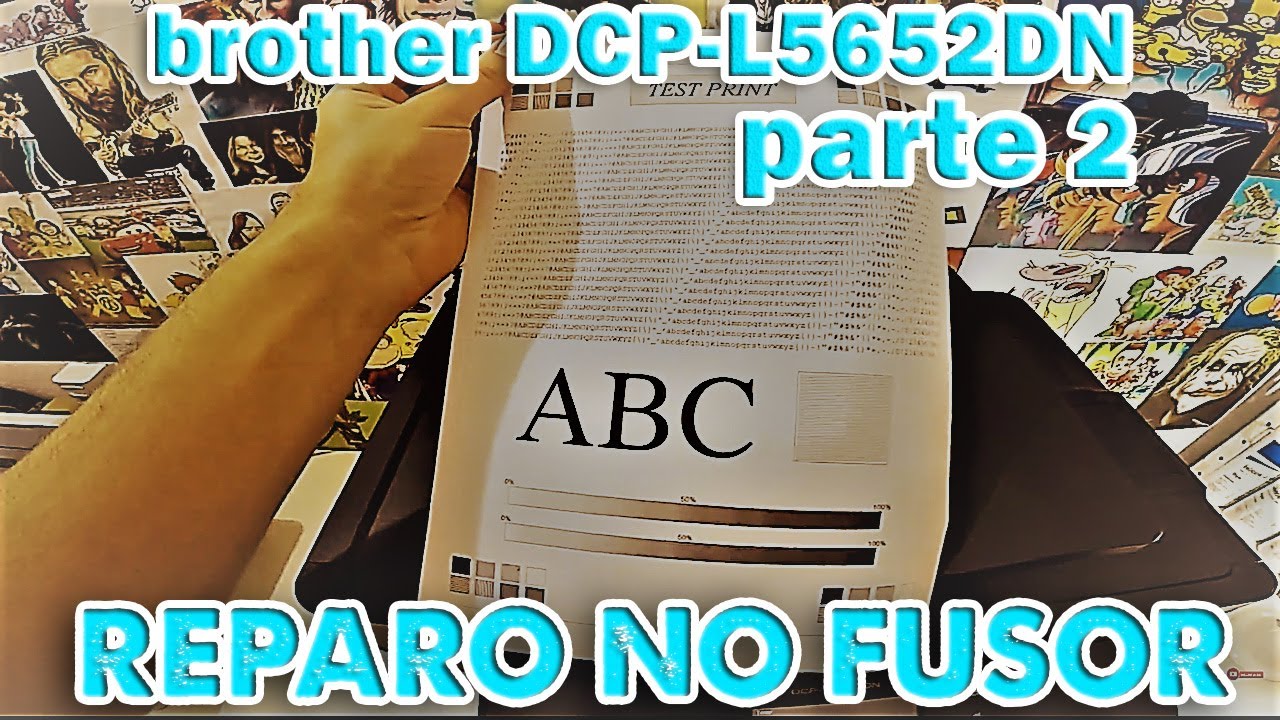 REPARO NO FUSOR DE IMPRESSÃO l Brother DCP-L5652DN | 8157DN | 8912 | 8712 | 8952 | 8152  [PARTE 2]