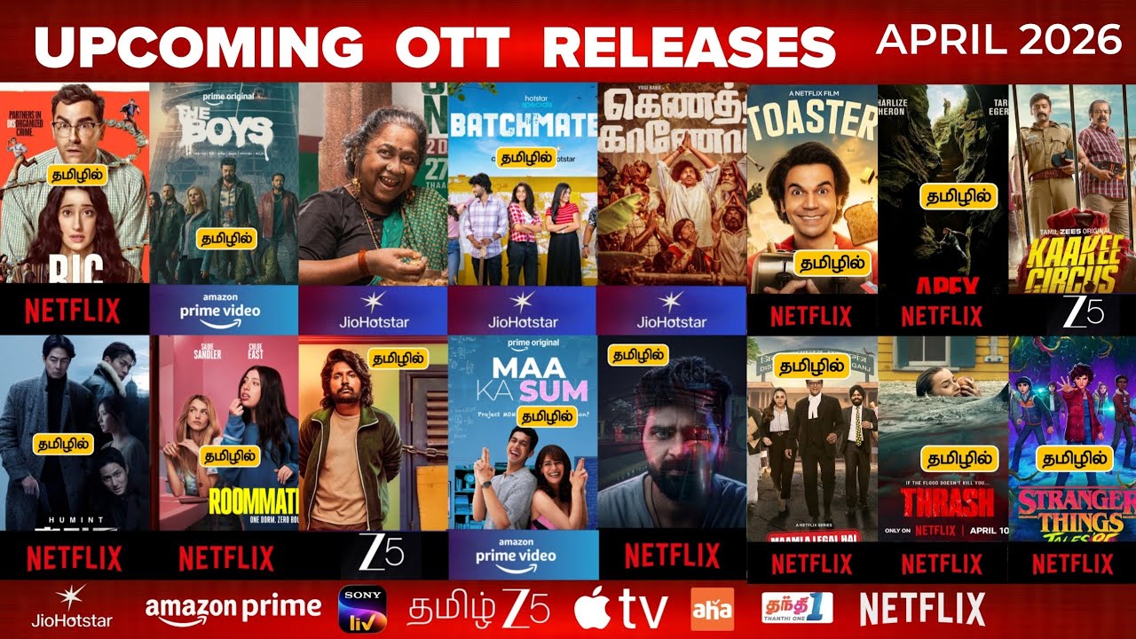 Upcoming New OTT Tamil Movies | Upcoming OTT Release Movies in Tamil & Tamil Dubbed Reviews