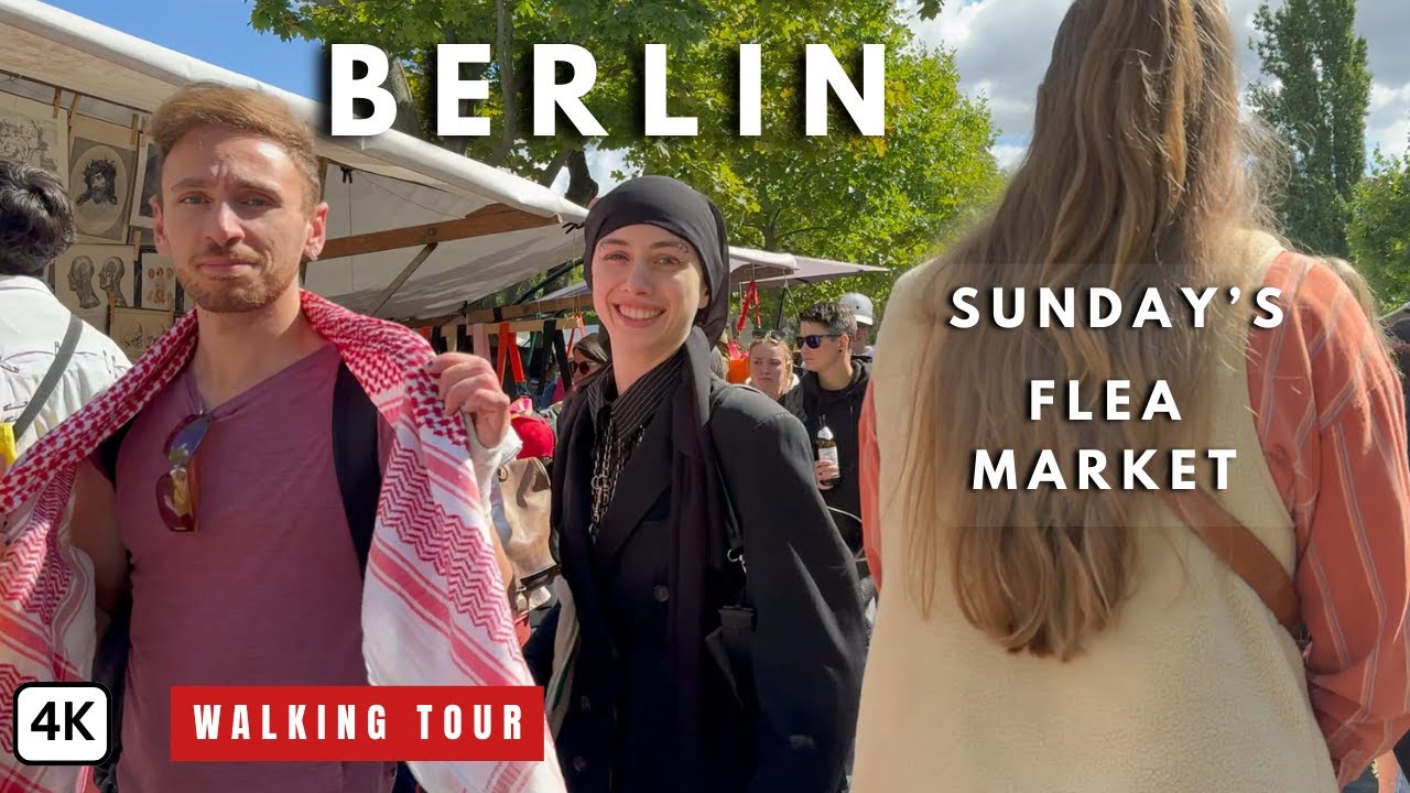 Berliners 4K real life at Flohmarkt- Secondhand goods- Find out why