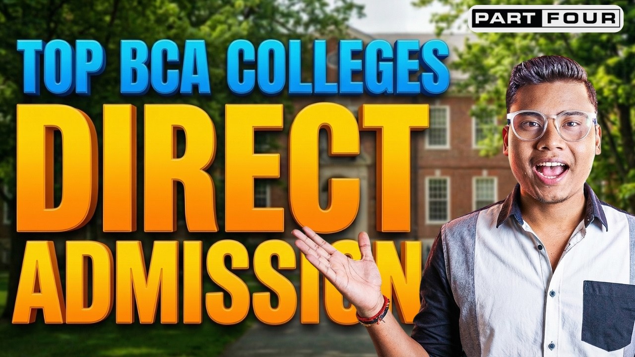 Best BCA Colleges with Direct Admission in India 😍 High Package | Low fees, Part-4.