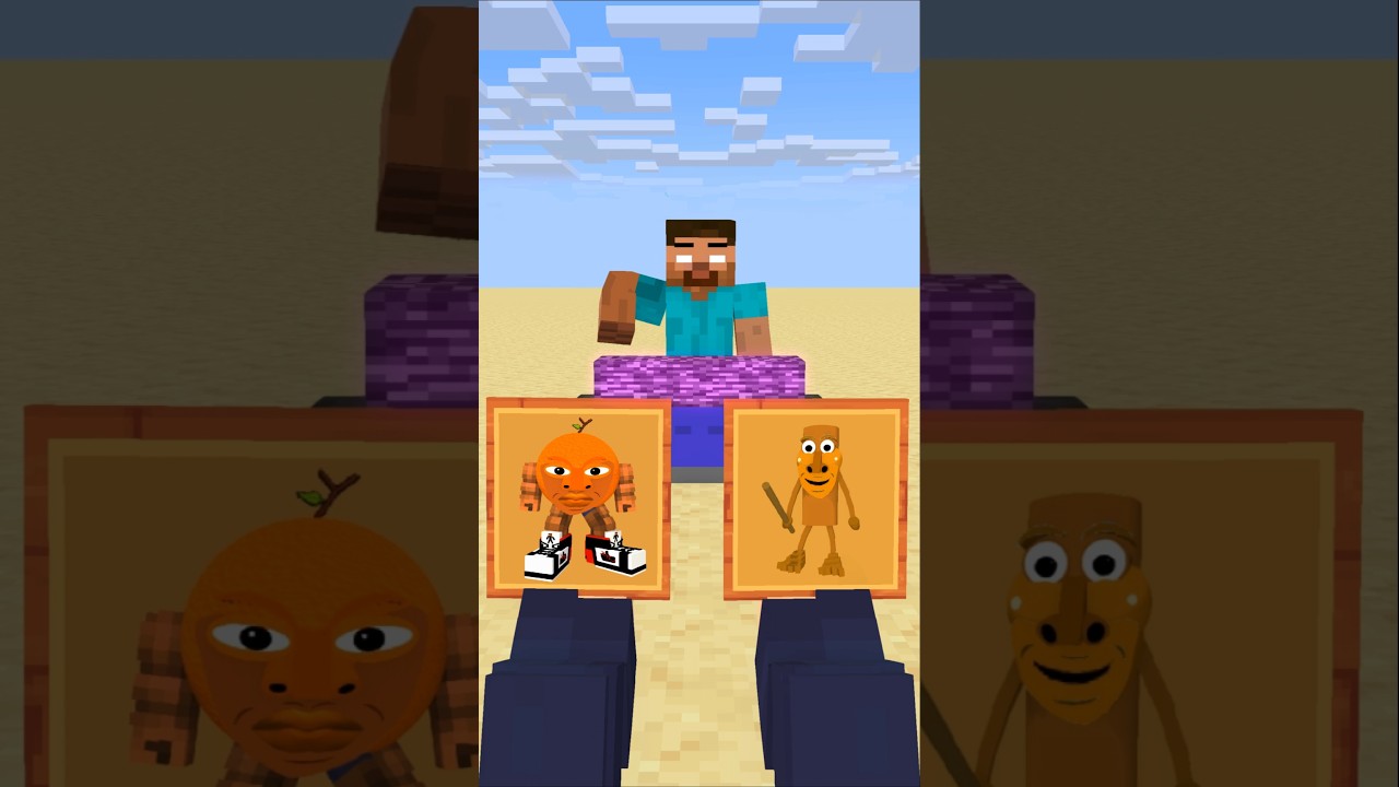 HELP Herobrine To Choose And Win The Break Bedrock #friendship #shorts #trending #anime