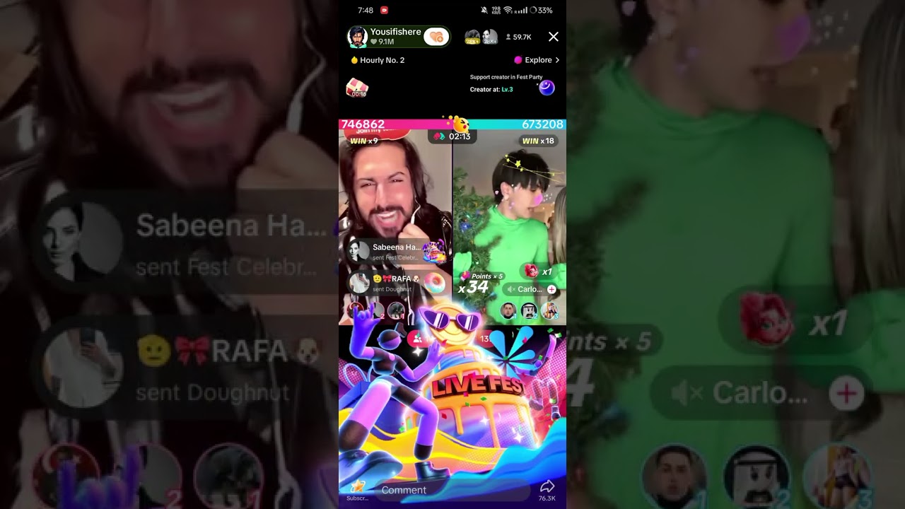 Yousuf vs Carlos Alberto Live | TikTok Live Match | Full Action Battle