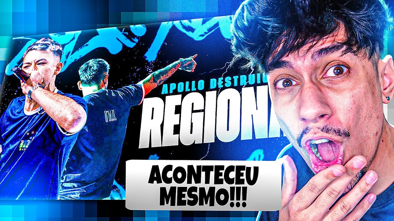 APOLLO CAMPEÃO!? React APOLLO amassou e foi CAMPEÃO do REGIONAL! (Batalha de Rimas) ‹ Ine Games ›