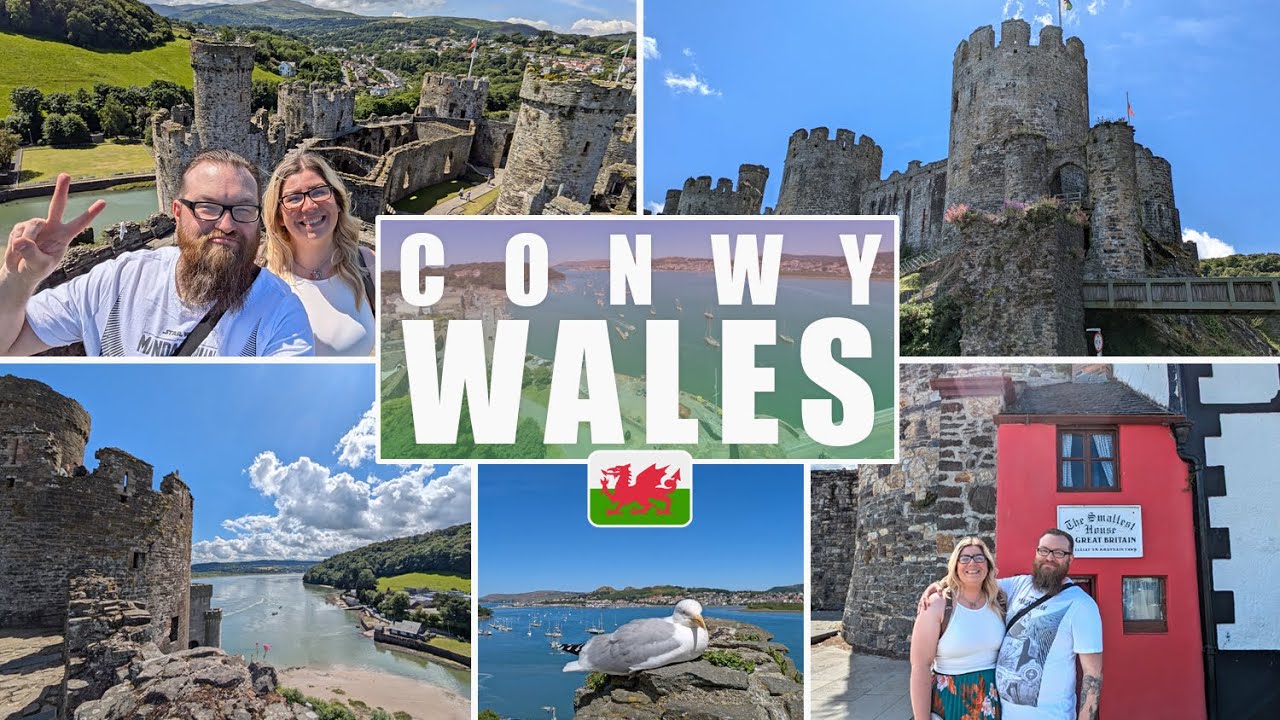 Visiting Conwy Castle & The Smallest House In Great Britain! | WALES VLOG PT2! 🏴󠁧󠁢󠁷󠁬󠁳󠁿