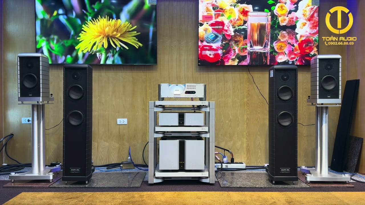 Toản Audio : Test Loa Gauder Akustik Darc 80 Diamont Tweeter với Pre Power Vitus Signature.