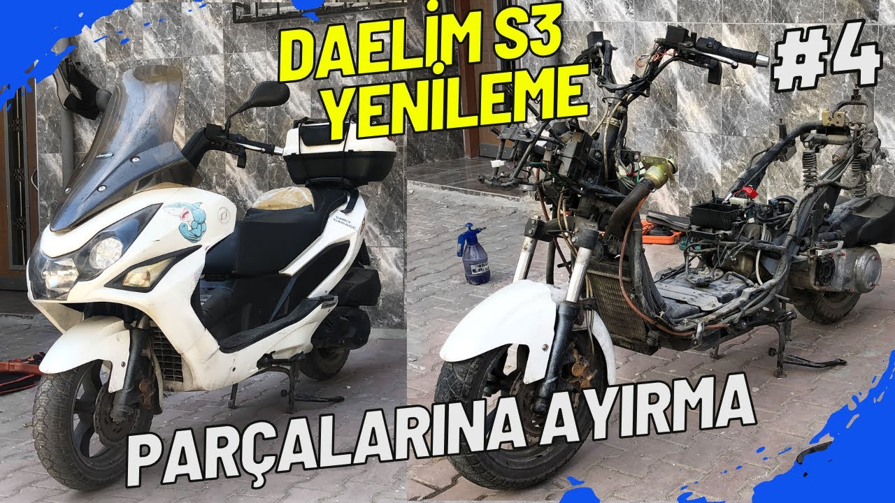 Grenajları Söktüm | Parçalarına Ayırma | Daelim S3 Yenileme 4.Bölüm