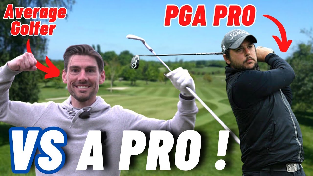 CAN A HIGH HANDICAP GOLFER BEAT PGA PRO ! - 9 HOLE Golf Match Little Channels - Every shot golf vlog