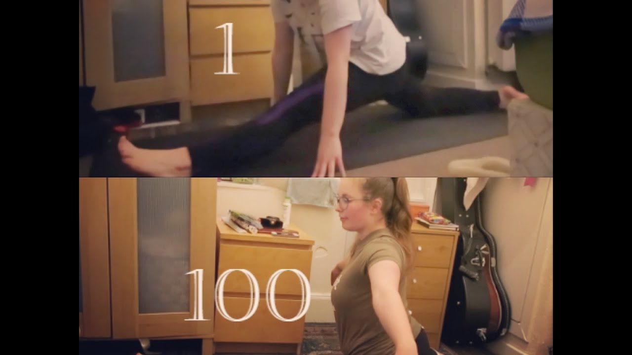 100 days to the splits!