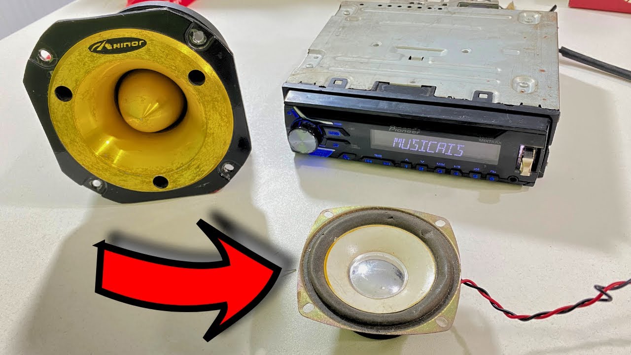 COMO FAZER SUPER TWEETER CASEIRA - Grátis faça vc mesmo