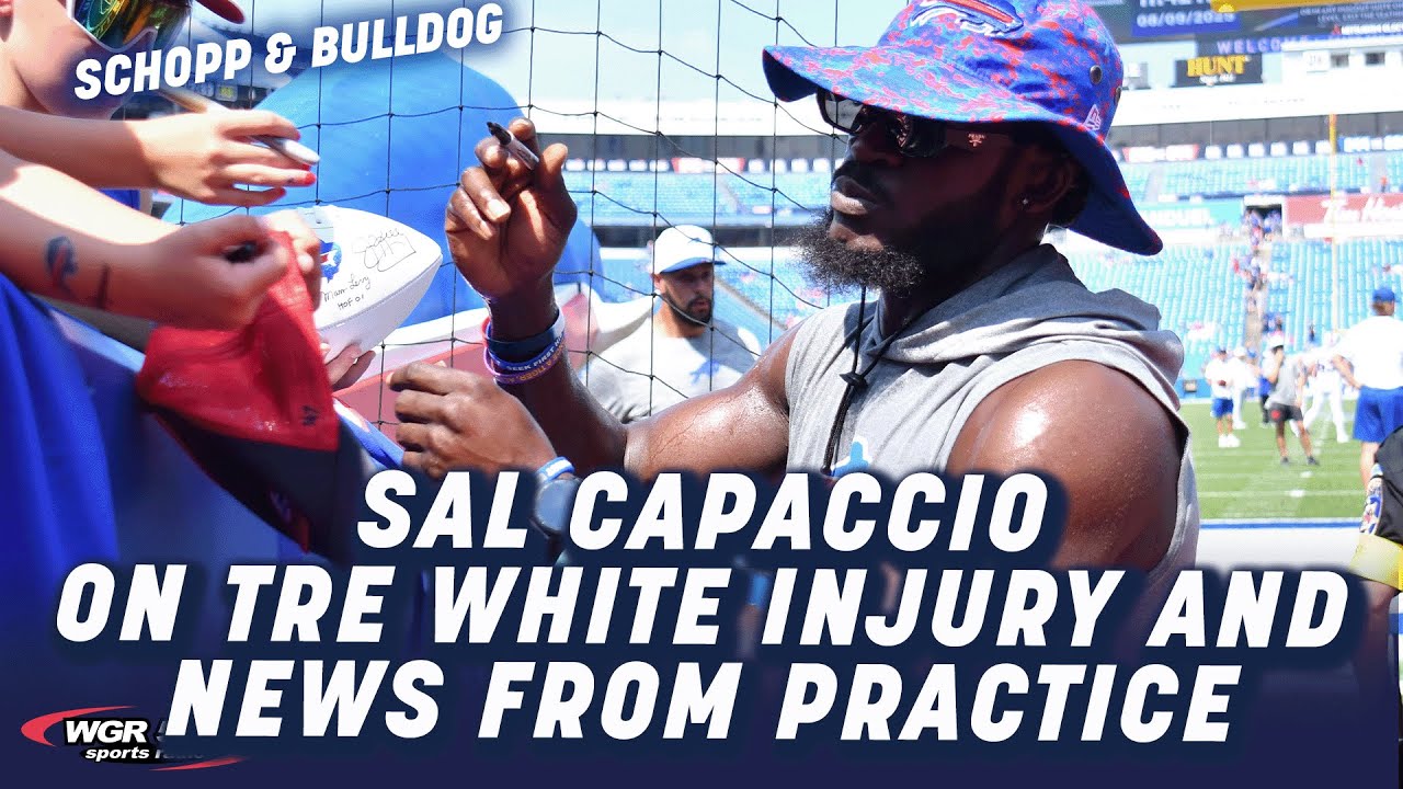 Sal Capaccio On Tre White Leaving Practice And More News From Buffalo Bills Practice