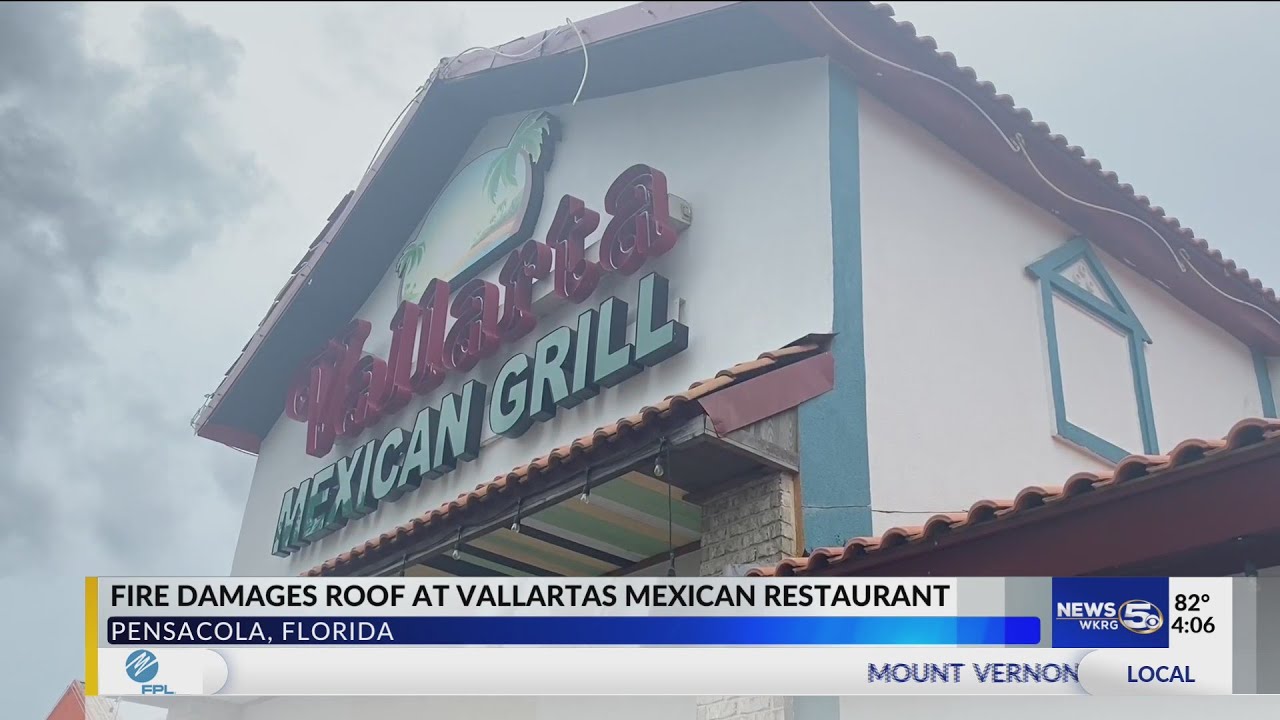 Escambia Co. Fire Rescue respond to fire at Vallartas Mexican Restaurant