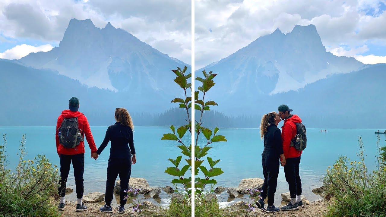 A Day of BLUE WATER | Emerald Lake, Field in Yoho National Park | ohh and Train Traffic...| VAN LIFE