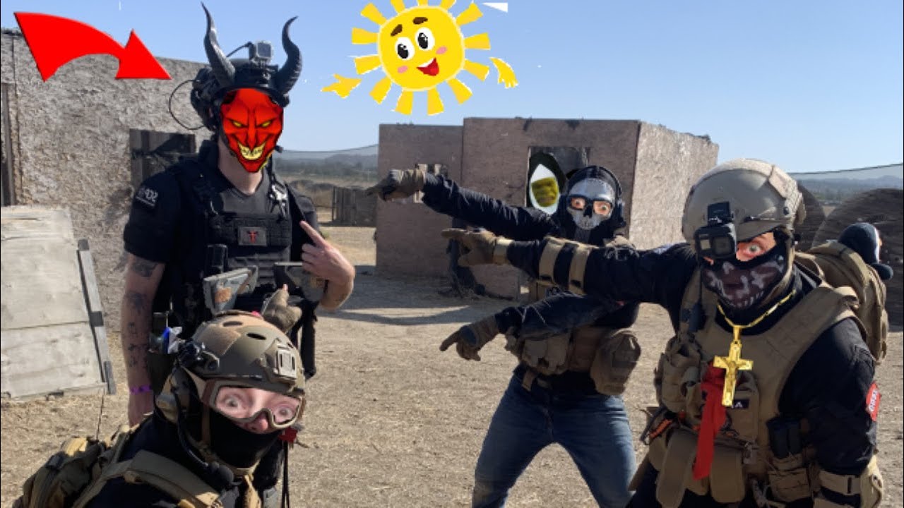 Airsoft Funny Moments At Code Red Airsoft Park(Labor Day 2023)