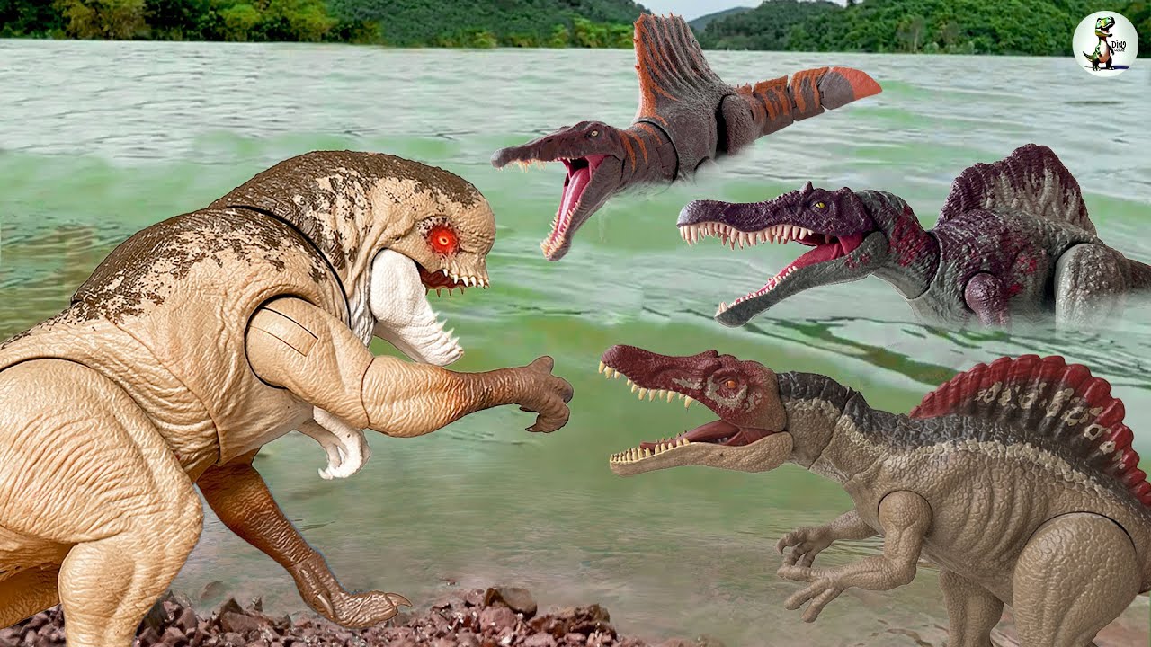 Distortus Rex vs. Spinosaurus Final Battle 🦖 Jurassic World Rebirth