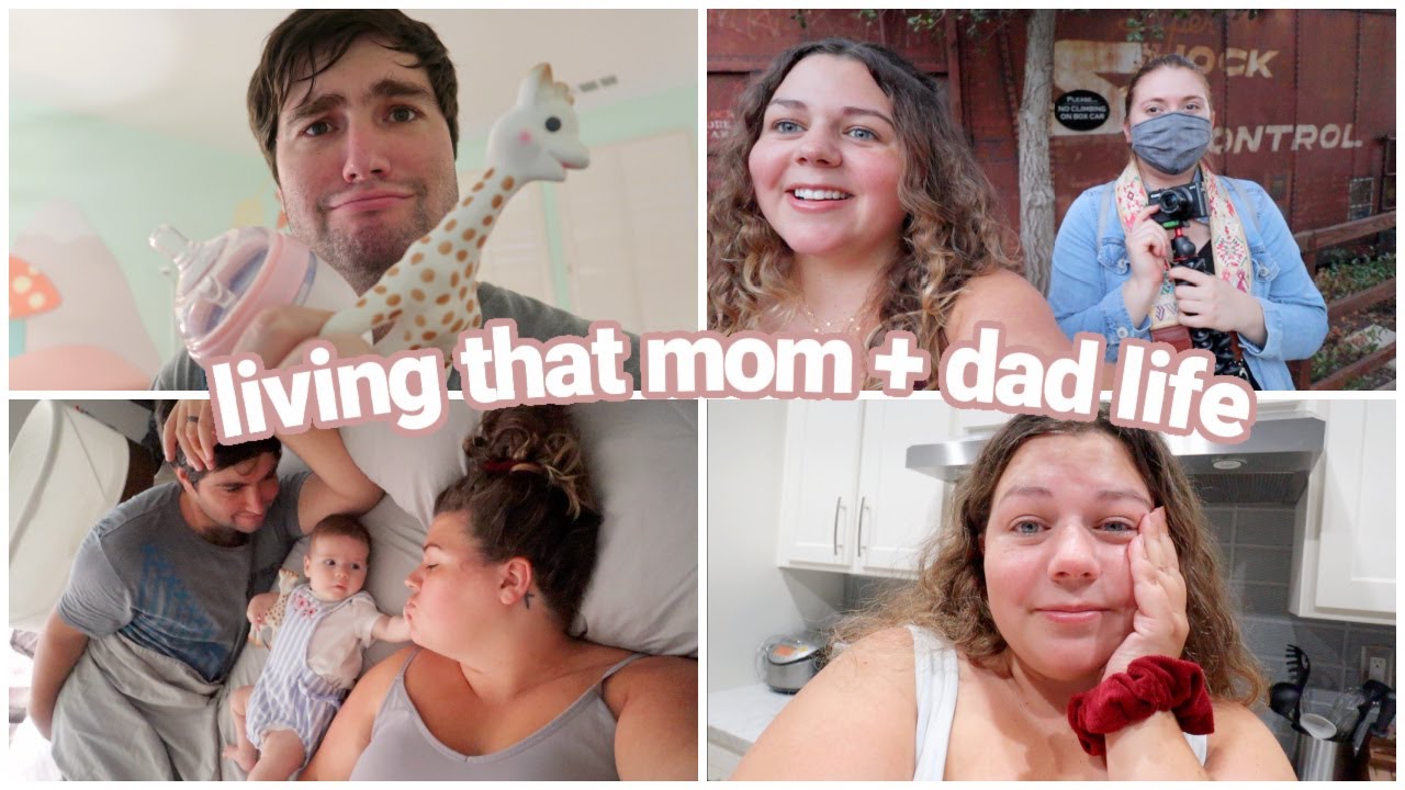 stephen's day with grace, photoshoot, + an emotional 12am mom moment