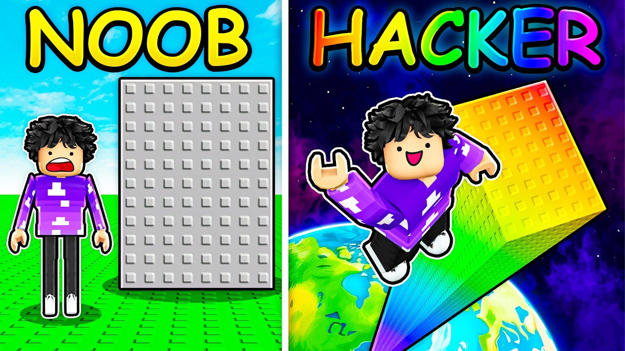 FUI DE NOOB a PRO no SUBA AO INFINITO do Roblox
