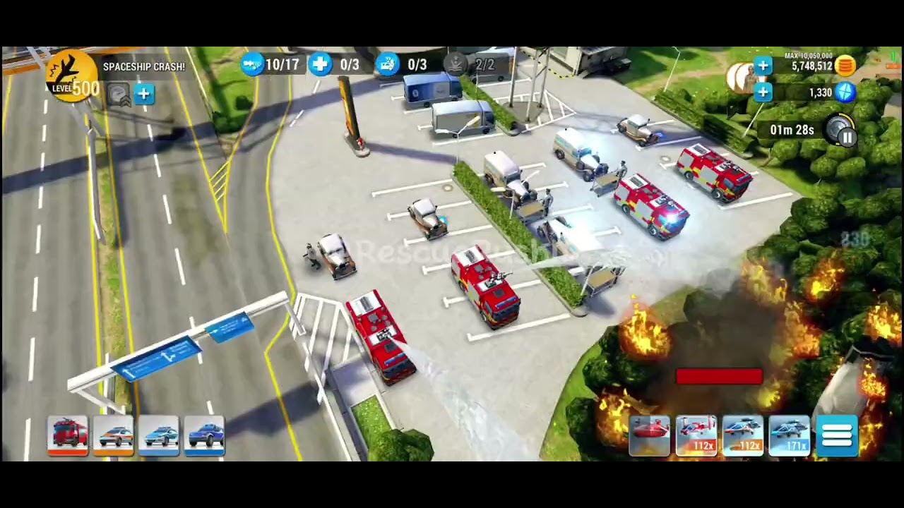 SPACESHIP CRASH❗️LEVEL500❗️EMERGENCY HQ GAMEPLAY STRATEGY