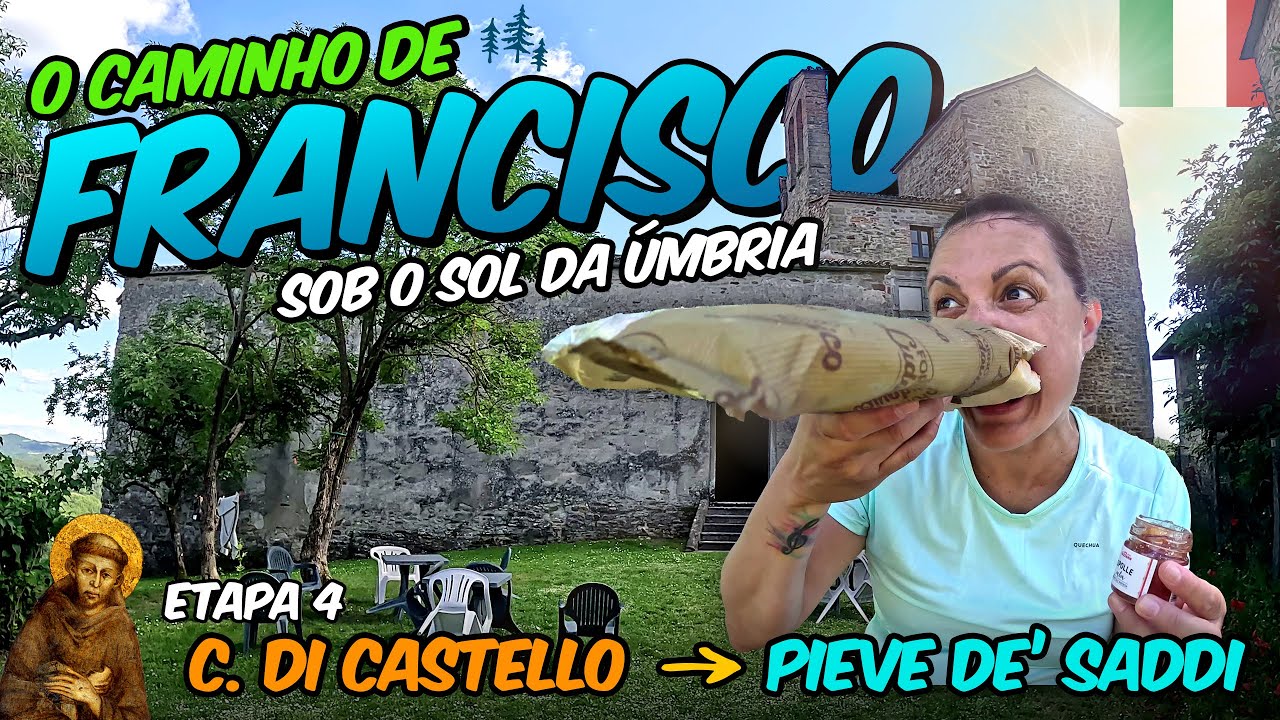DIA 4 — Mais um dia de SUOR, FOME E CANSAÇO sob o sol italiano (Caminho de São Francisco)