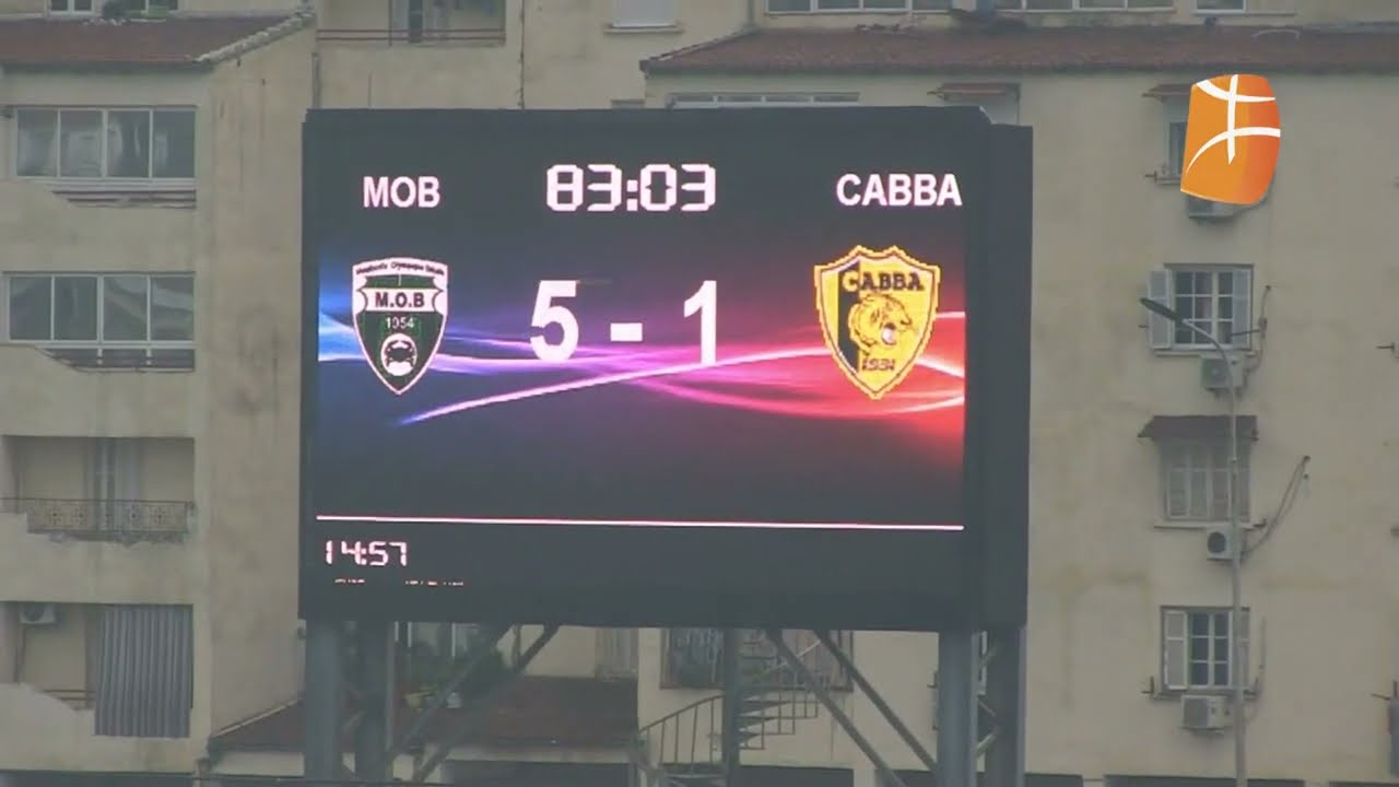 Les buts du match: MOBejaia 5-2 CABBA
