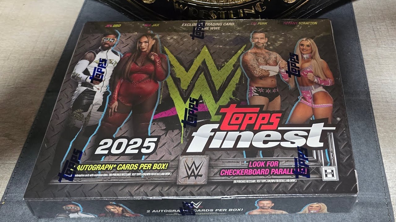 MIRACLE, on a une box ! WWE Topps finest 2025