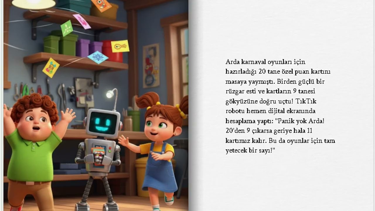 Berrak Su Karnavalı Turkish çocuk hikâyesi bilimsel eğlence çocuklar için