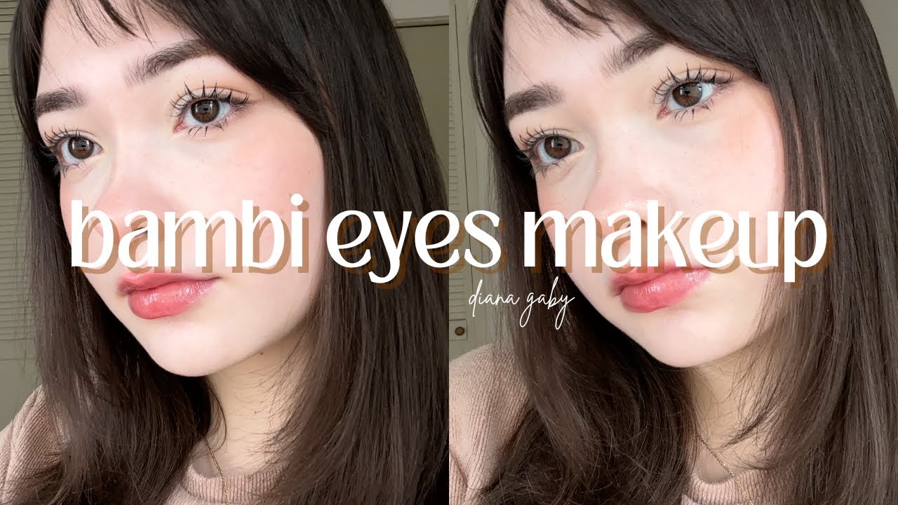 ⊹₊｡ bambi eyes makeup 🦌  ˚₊⊹ : tutorial