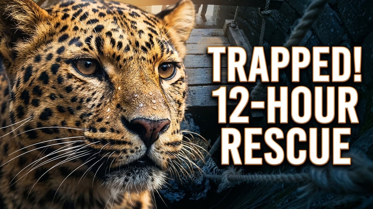 Dying Leopard Clings to Rope in Dark Well | The Rescue That Stunned an Entire Village