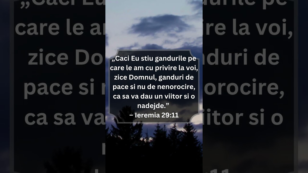 Viitorul tau e in mana Lui!