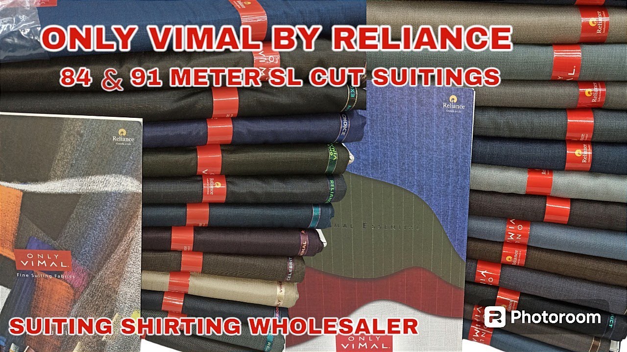 ONLY VIMAL BY RELIANCE SL CUT SUITINGS | SUITING | SHIRTING | KURTA | SUITING SHIRTING WHOLESALE