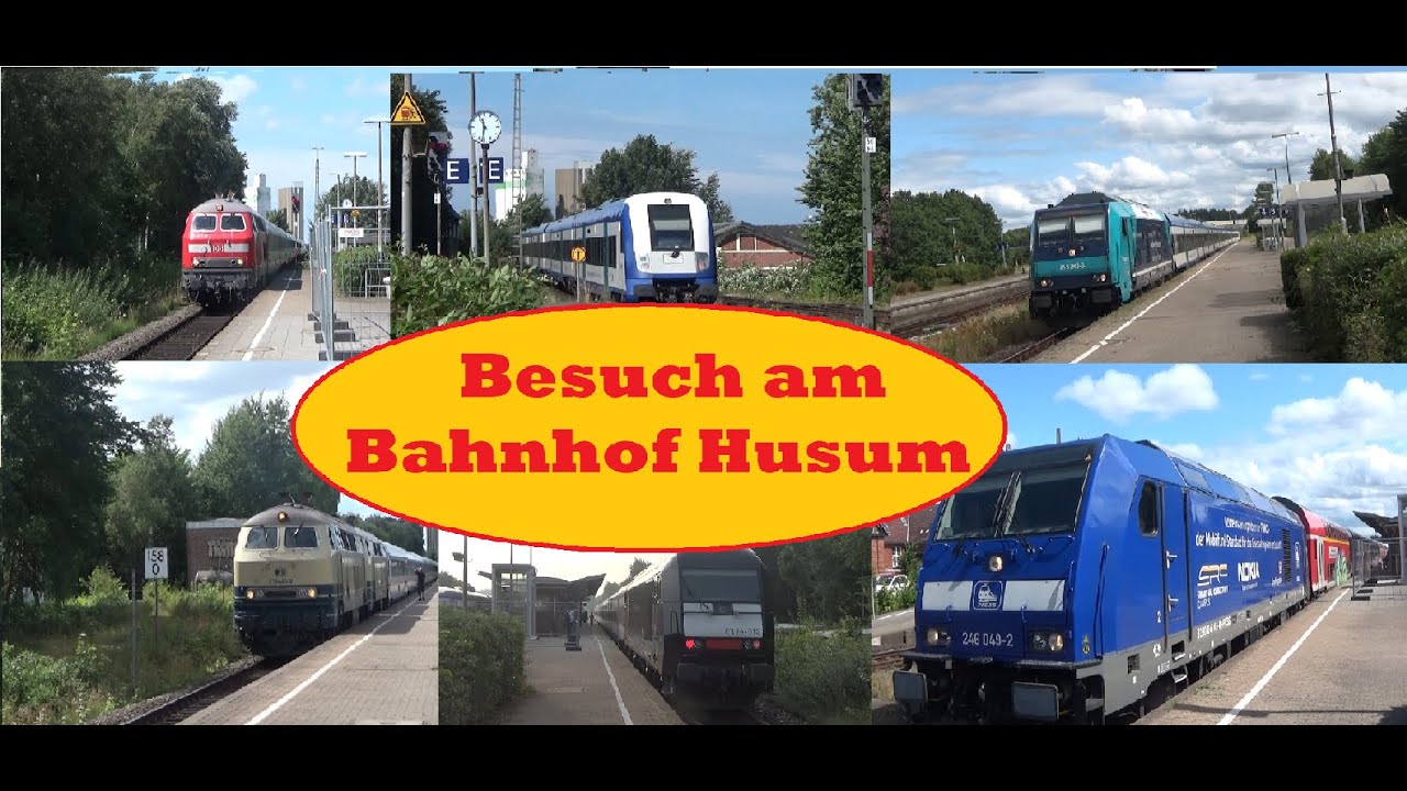 Besuch am Bahnhof Husum