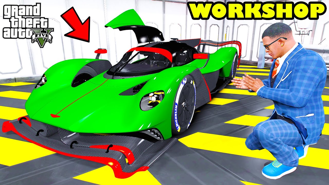 Franklin Sold Ultra Luxury Premium Sports Car In His Workshop GTA 5 | SHINCHAN and CHOP