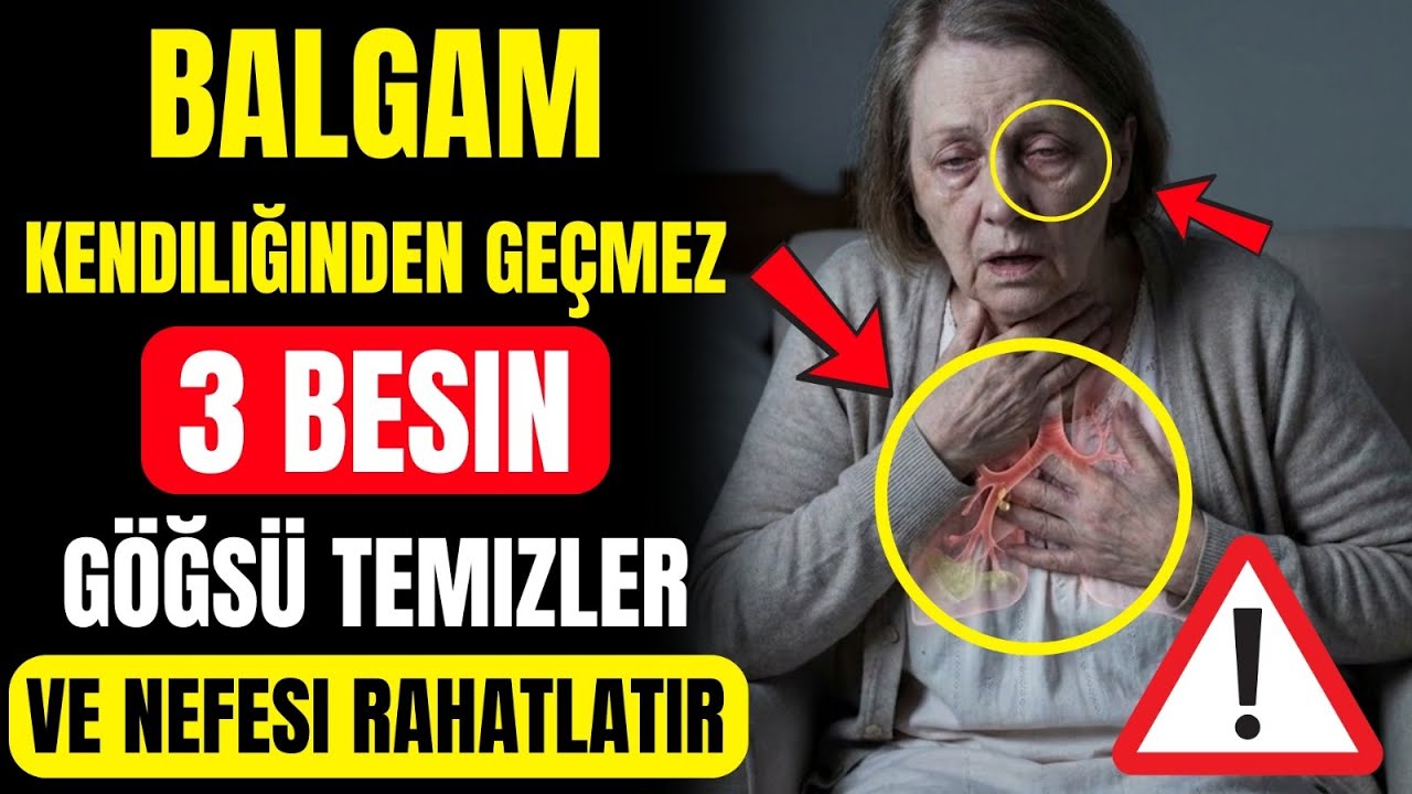 😱 Geçmeyen Balgam mı Var? Akciğerleri Temizleyen 3 Doğal Yiyecek