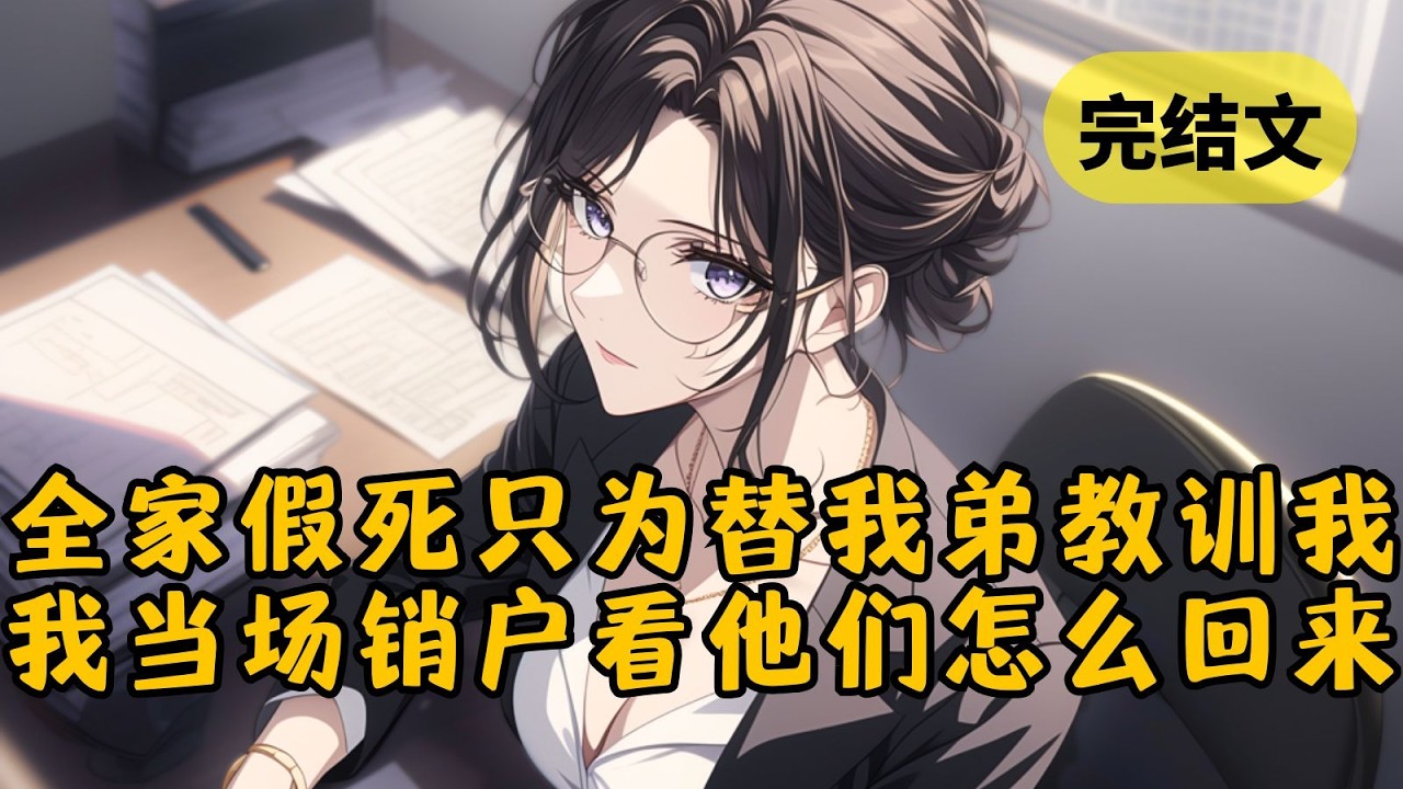 【爽文】只因我弟说我又欺负他，偏心爸妈和我未婚妻竟不惜烧掉房子，卷走公司的钱假死出国，就为了给我个教训！可谁知我火速给四人办理销户，一年后回不来的他们急疯了！ #小说 #柳如烟 #一口气看完