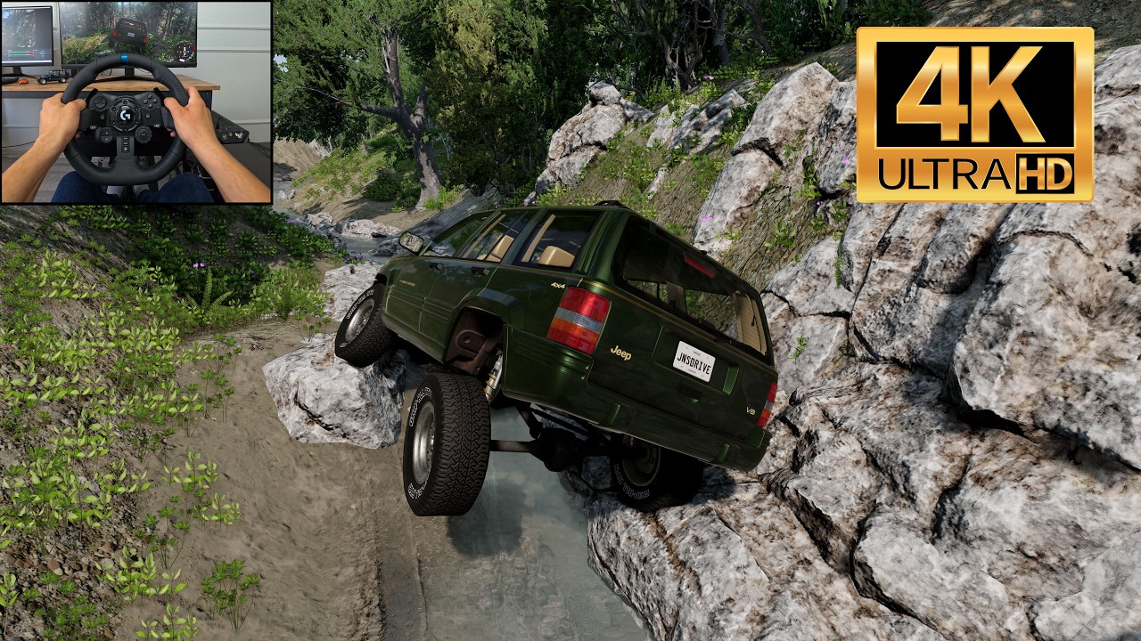 Jeep Grand Cherokee ZJ - BeamNG.Drive (Logitech G923)