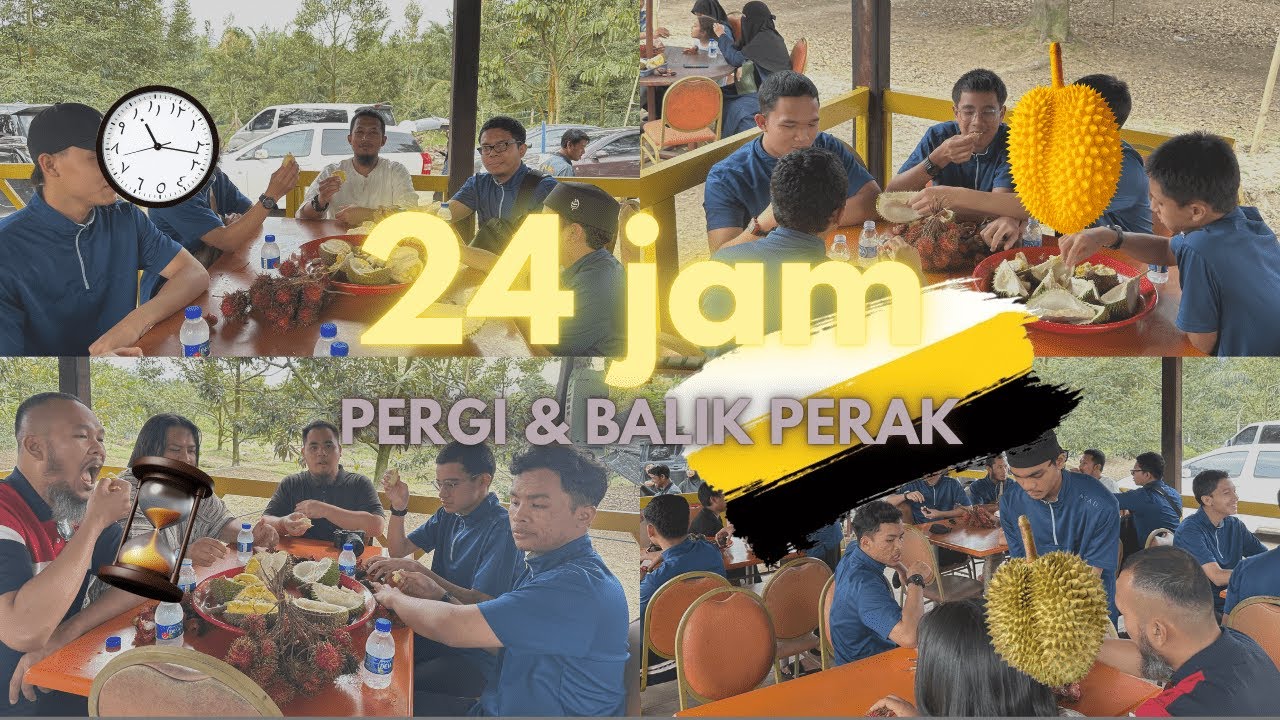 MAKAN DURIAN DI DUSUN!!!
