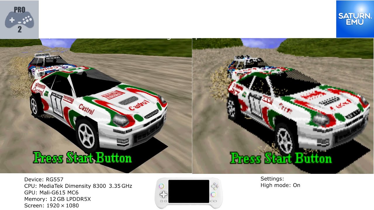 Comparison of  YabaSanshiro2 and Saturn.emu