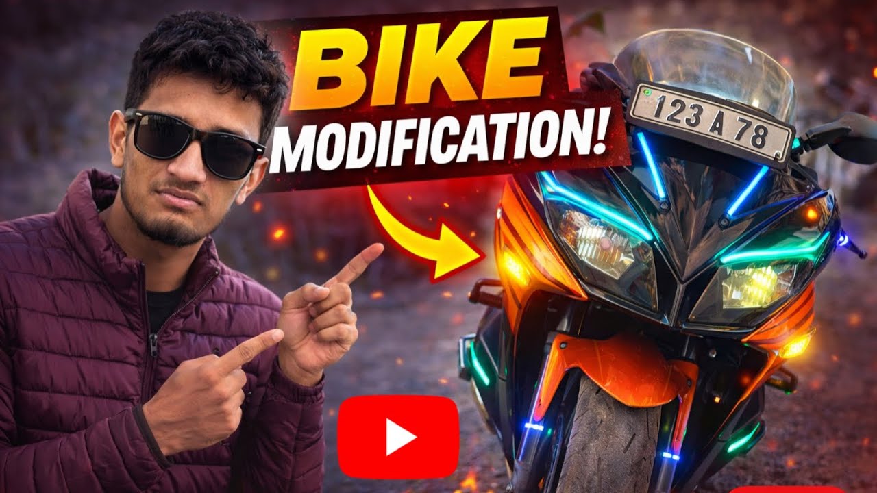 😍 आज मेरी बाइक पूरी तरह बदल गई | Bike Modification