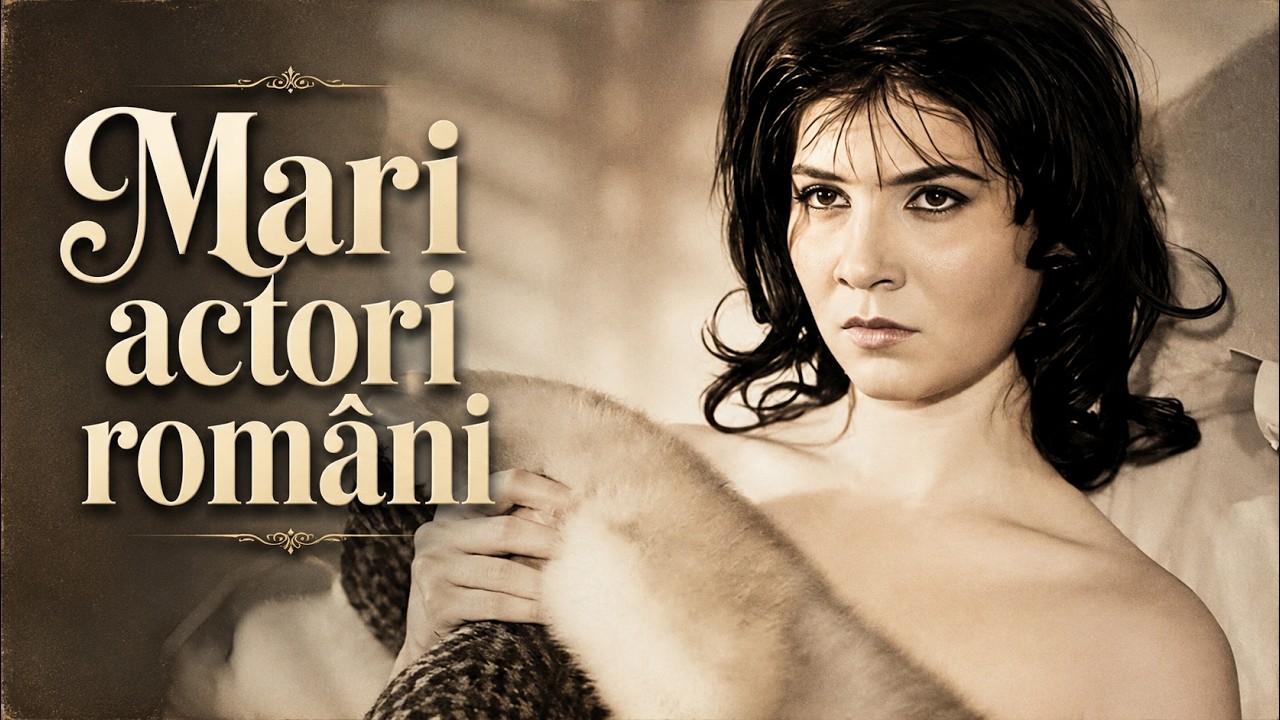 50 de mari actori rom&acirc;ni | Portrete animate AI &bull; Schițe vii din memoria cinematografiei rom&acirc;nești!