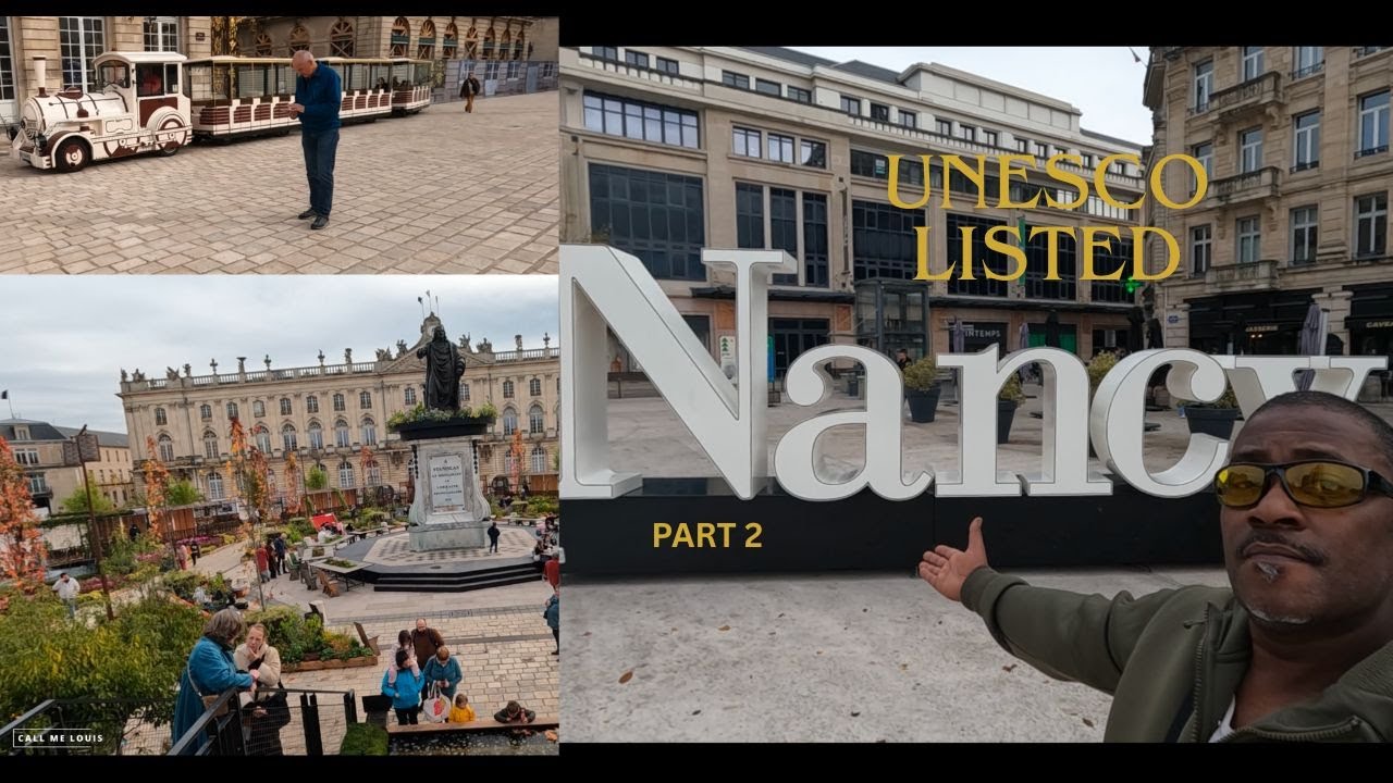 Nancy part 2 Walk around the “ Stanislas Leszczynski “square, riding the little train, garden museum